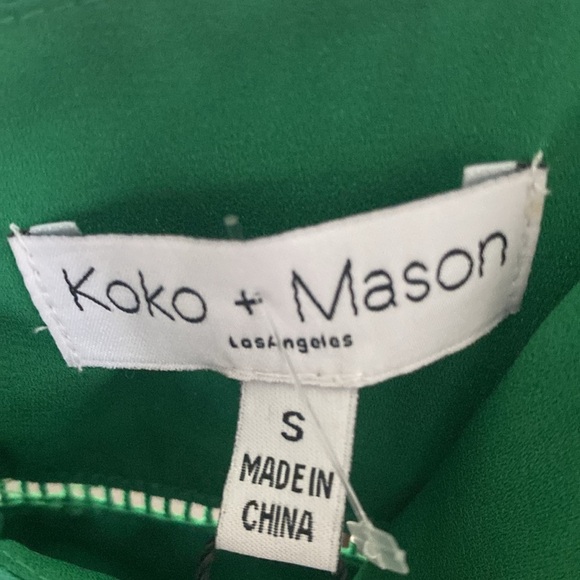 Kiki + Mason Green Twist & Maxi Dress Small - Picture 5 of 5